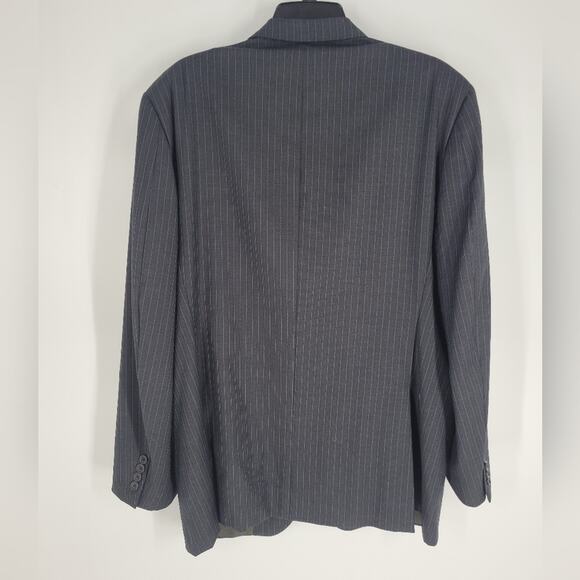 Burberry Pin Stripe Multi Pocket Jacket 44R - Picture 6 of 9